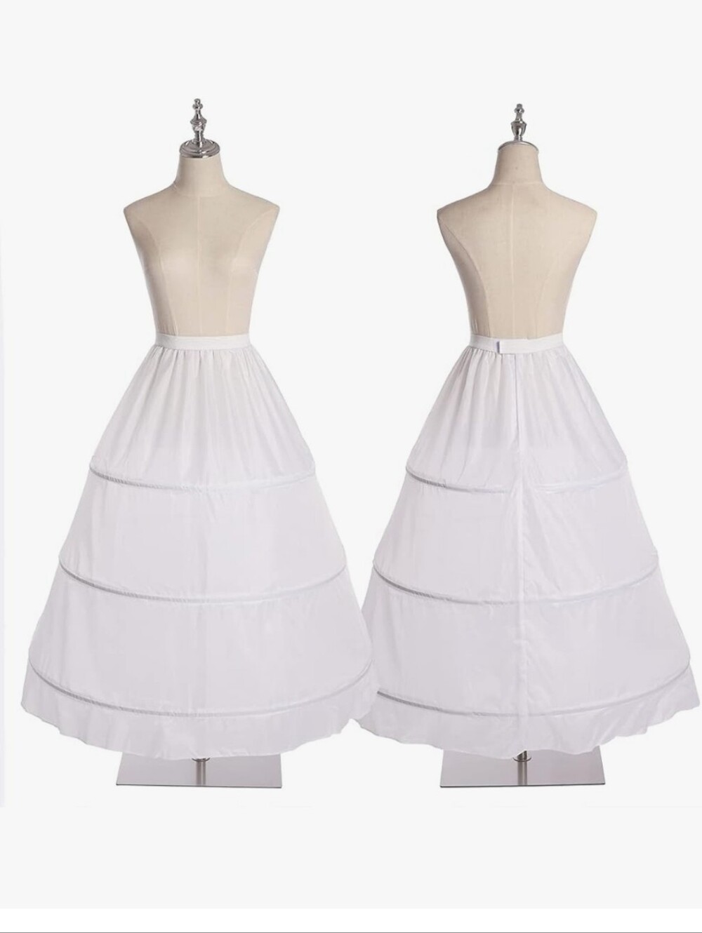 White Bridal Crinoline Petticoat Skirt